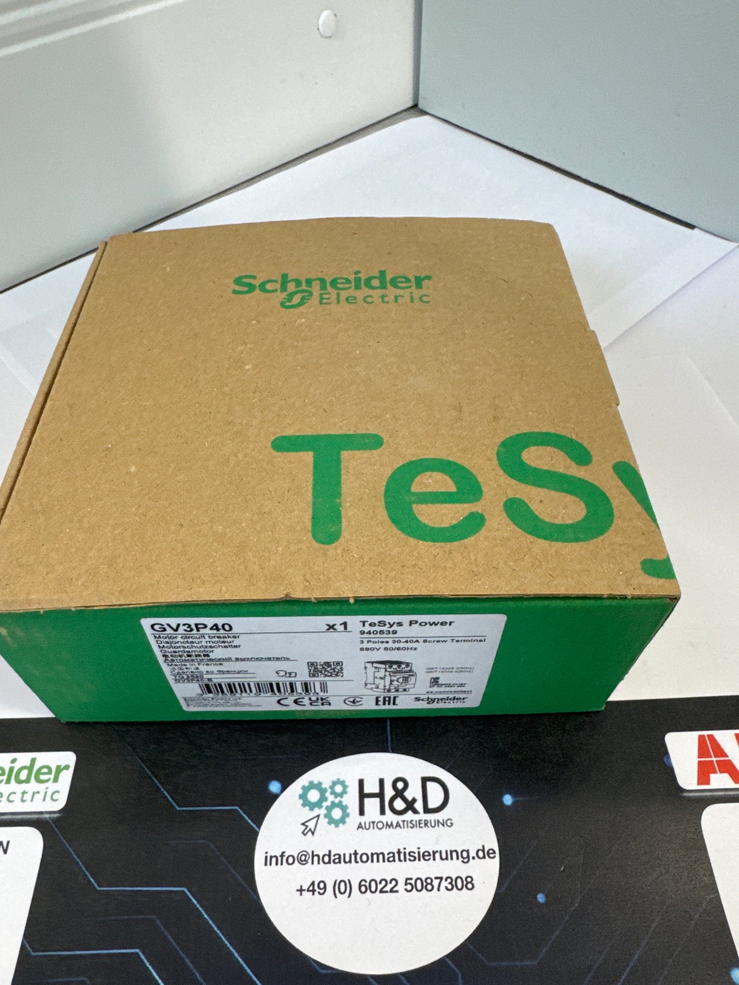 GV3P40   Schneider Electric  Motorschutzschalter, 3p, 30-40A, magnetischer Auslöser