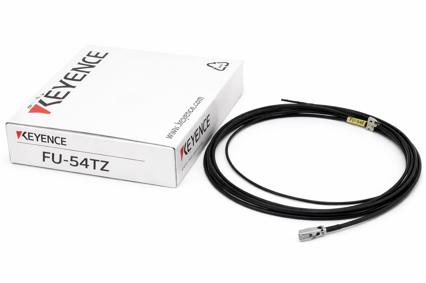 KEYENCE FU-54TZ Fiber Optic Sensor Head for Industrial Detection
