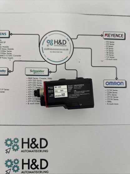 SR-1000 Keyence 1D and 2D code reader with autofocus