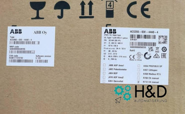 ABB ACS355-03E-44A0-4 – Inverter – Potenza nominale 22 kW – Corrente nominale 44 A – IP20 – Nuovo e sigillato