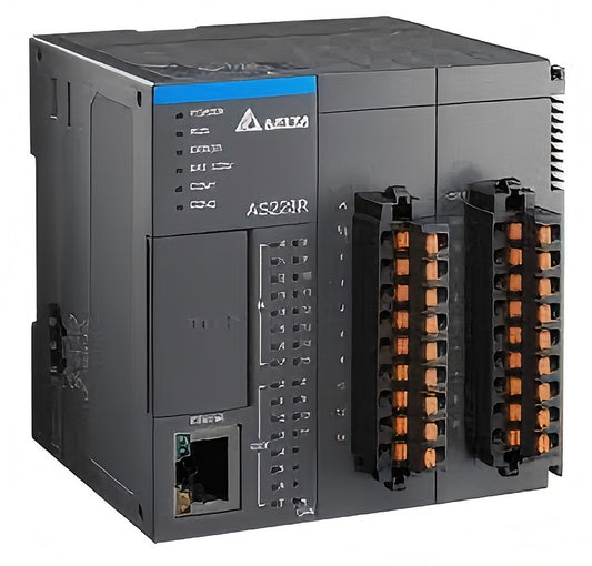 Delta AS228R-A PLC | AS Series, 24V, 30K Words, 64k Steps, up to 1024 I/Os