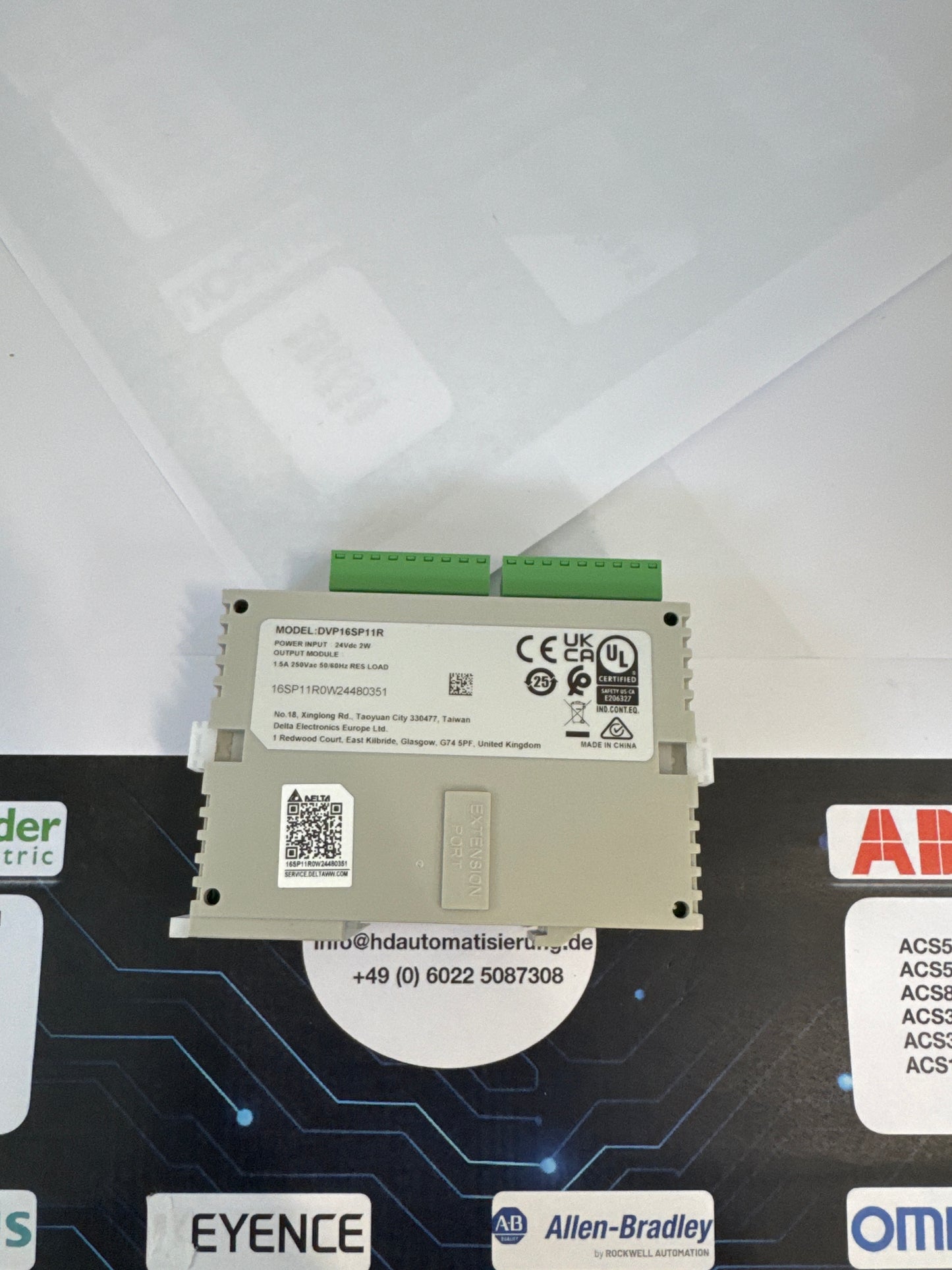 Delta DVP16SP11R Erweiterungsmodul | 16 I/O, kompatibel mit DVP-S Serie