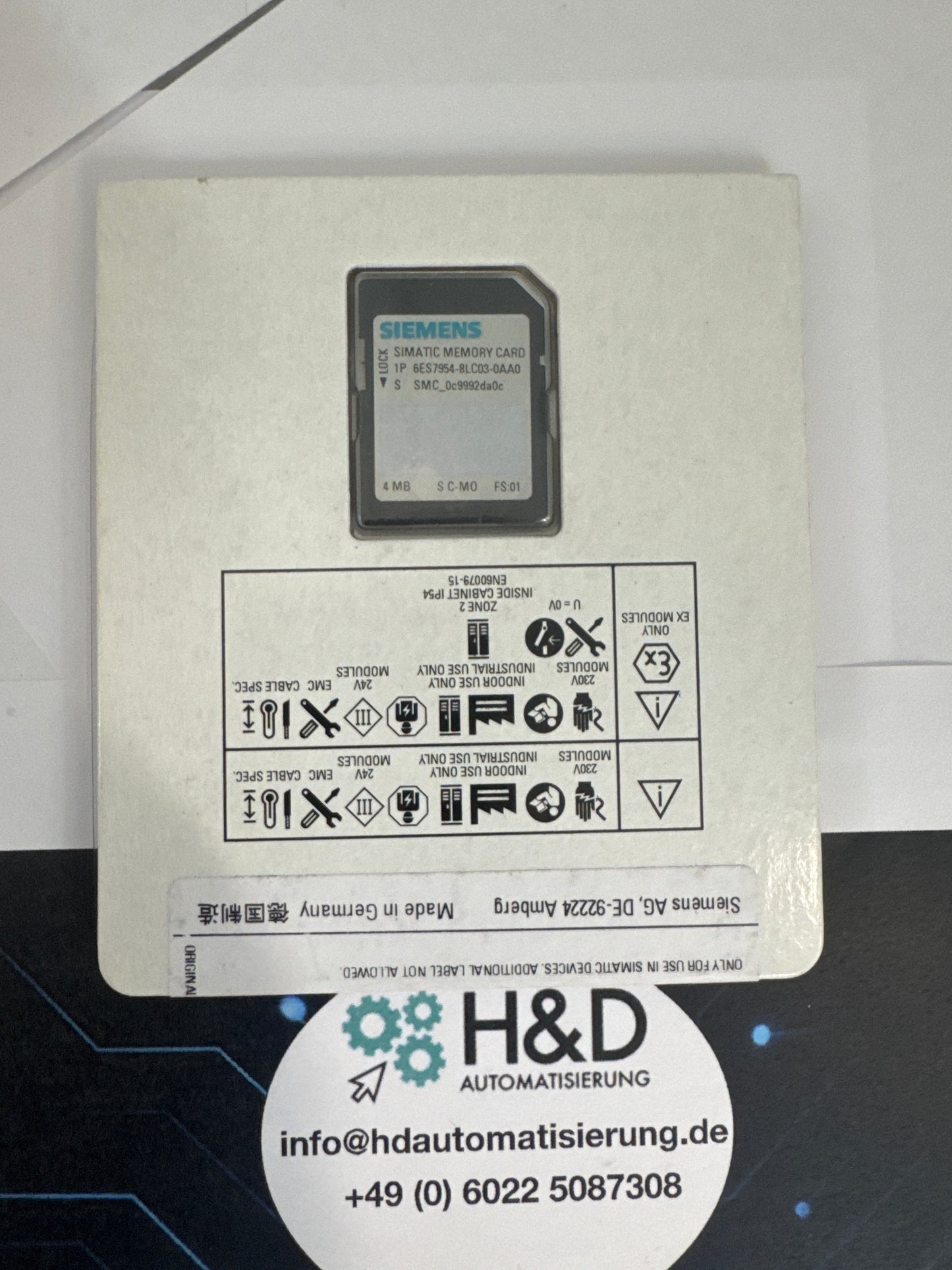 Siemens SIMATIC S7 Scheda di memoria 4 MB Flash (6ES7954-8LC03-0AA0)