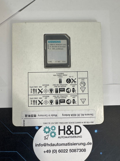 Siemens SIMATIC S7 Scheda di memoria 4 MB Flash (6ES7954-8LC03-0AA0)