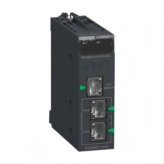 Módulo de comunicación Ethernet Modicon BMENOC0321 para M580 SPS con Modbus y EtherNet/IP