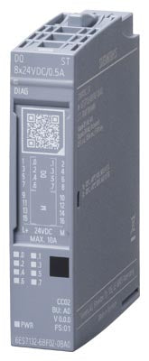 Siemens 6ES7132-6BF01-0BA0 – SIMATIC ET 200SP Módulo de salida digital DQ 8×24 V CC / 0,5 A ST