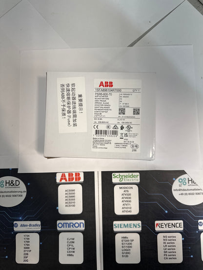 ABB PSR6-600-70 Softstarter 6.8A 208-600V AC 4kW Neu & versiegelt
