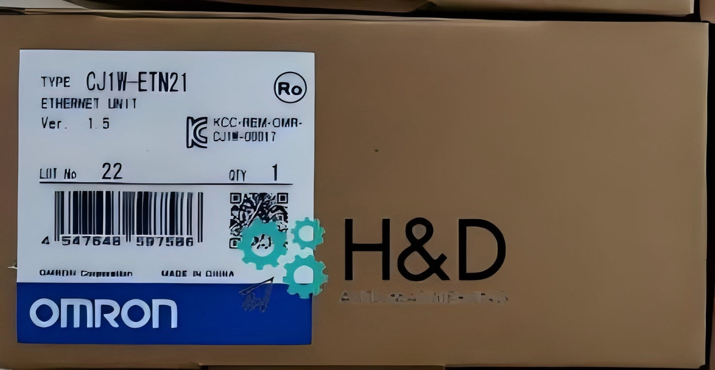 Omron CJ1W-ETN21 Ethernet-Modul für CJ-Serie, 100Base-TX, TCP/IP, FTP, SMTP