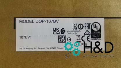 Delta DOP-107BV HMI 7" TFT, USB, 800MHz CPU, CE/UL, kompaktowy i wydajny