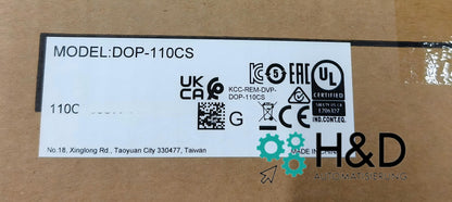 Delta DOP-110CS HMI 10.1" TFT, USB, 800MHz, 256MB ОЗУ, сертифицирован CE/UL