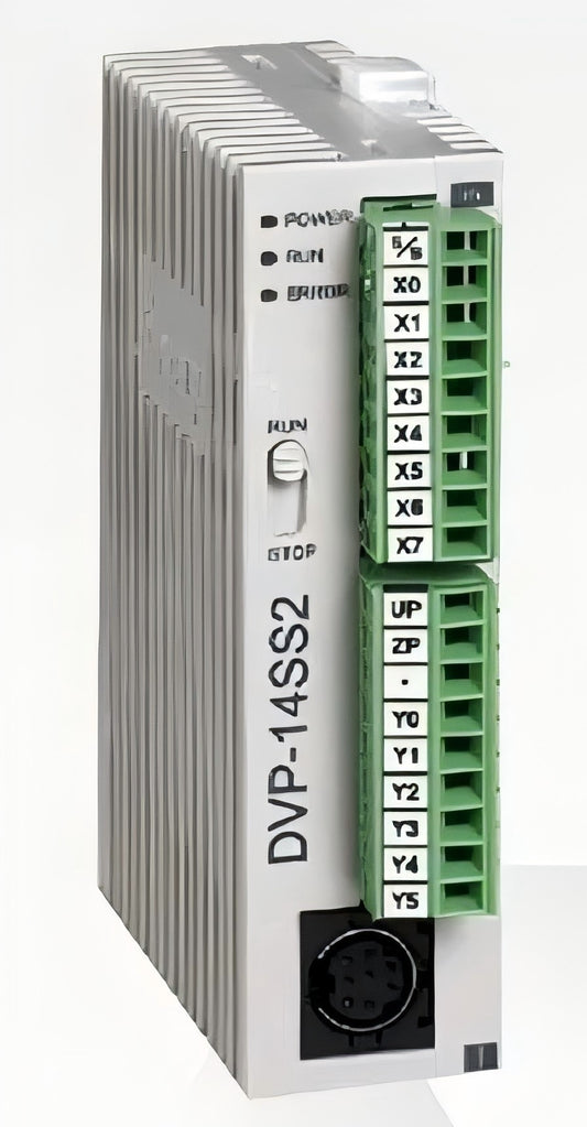 Delta DVP14SS211R PLC | DVP-SS Series, 24V, 5K Words, 8k Steps, 256 I/Os