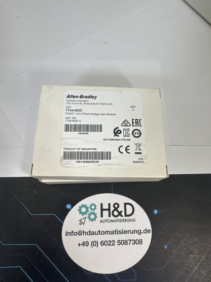 1734-IE2C  Allen-Bradley  Input Module, POINT I/O, Analog  New and Sealed