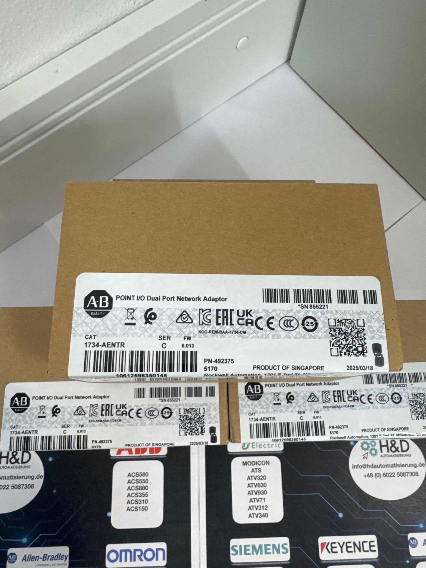 1734-AENTR  Allen-Bradley  Network Adapter, POINT I/O  New and Sealed