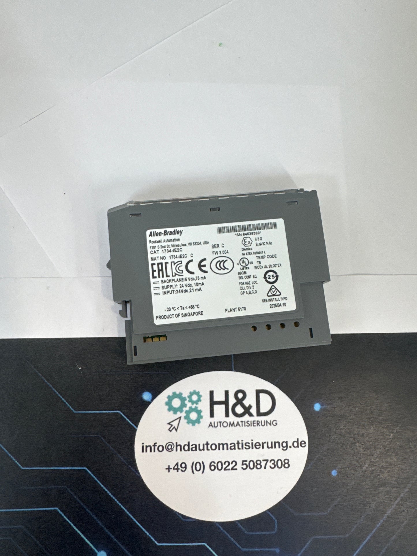 1734-IE2C  Allen-Bradley  Input Module, POINT I/O, Analog  New and Sealed