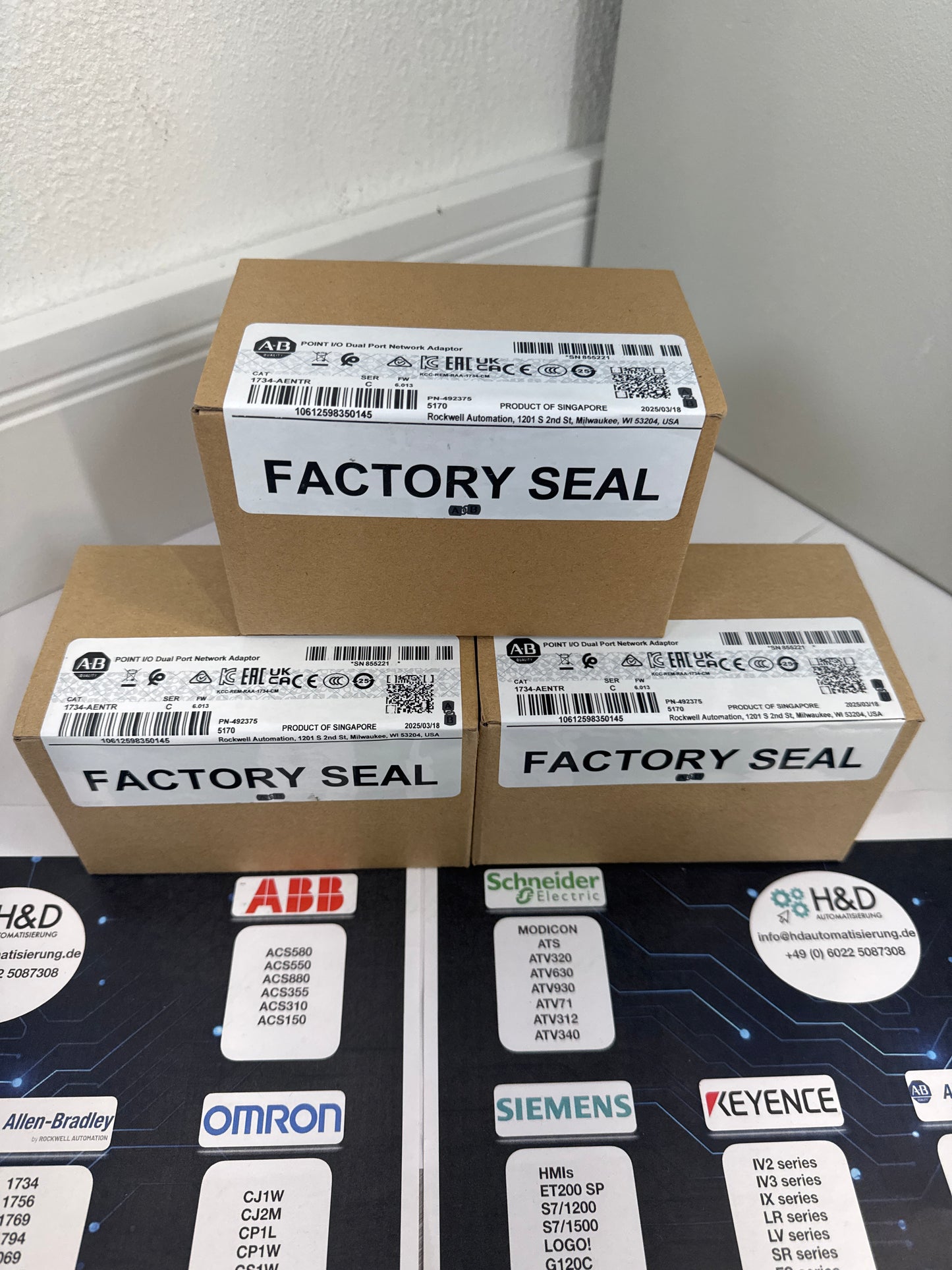 1734-AENTR  Allen-Bradley  Network Adapter, POINT I/O  New and Sealed