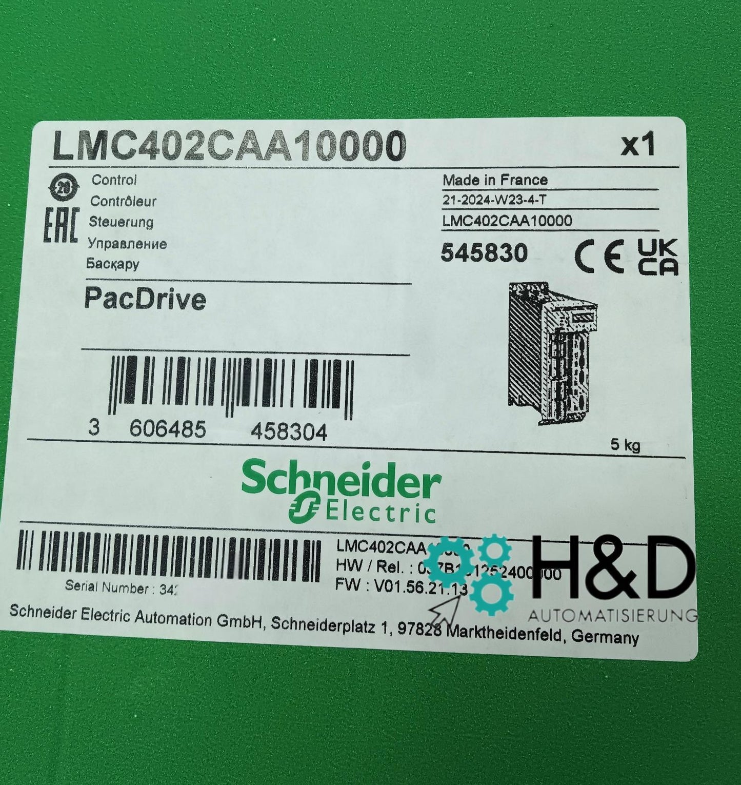 LMC402CAA10000 Schneider Electric Motion-Controller LMC402 16 assi, set di accessori, versione base