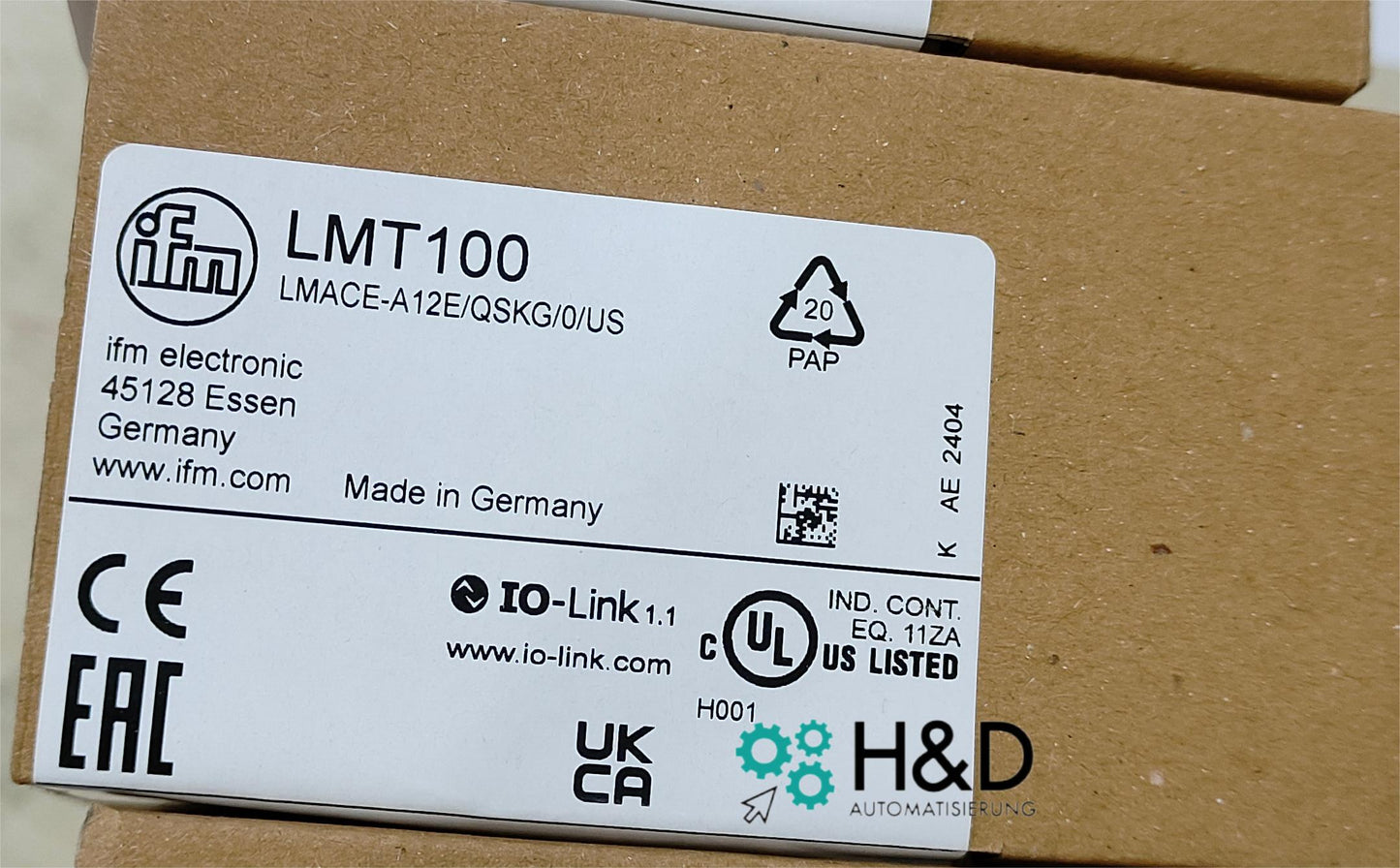 LMT100  IFM  Sensor  【New and Sealed】