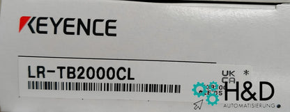 LR-TB2000CL    Универсальный лазерный датчик Keyence, измерительное расстояние 2 м, кабель с разъемом M12, лазерный класс 1