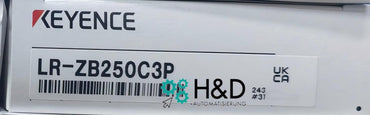LR-ZB250C3P Sensore laser CMOS Keyence, rettangolare con connettore M8 tipo, 250 mm