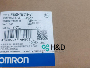 Omron NB5Q-TW01B-V1 HMI Panel | 5.6" TFT Touch | Ethernet, USB & RS-232/422/485