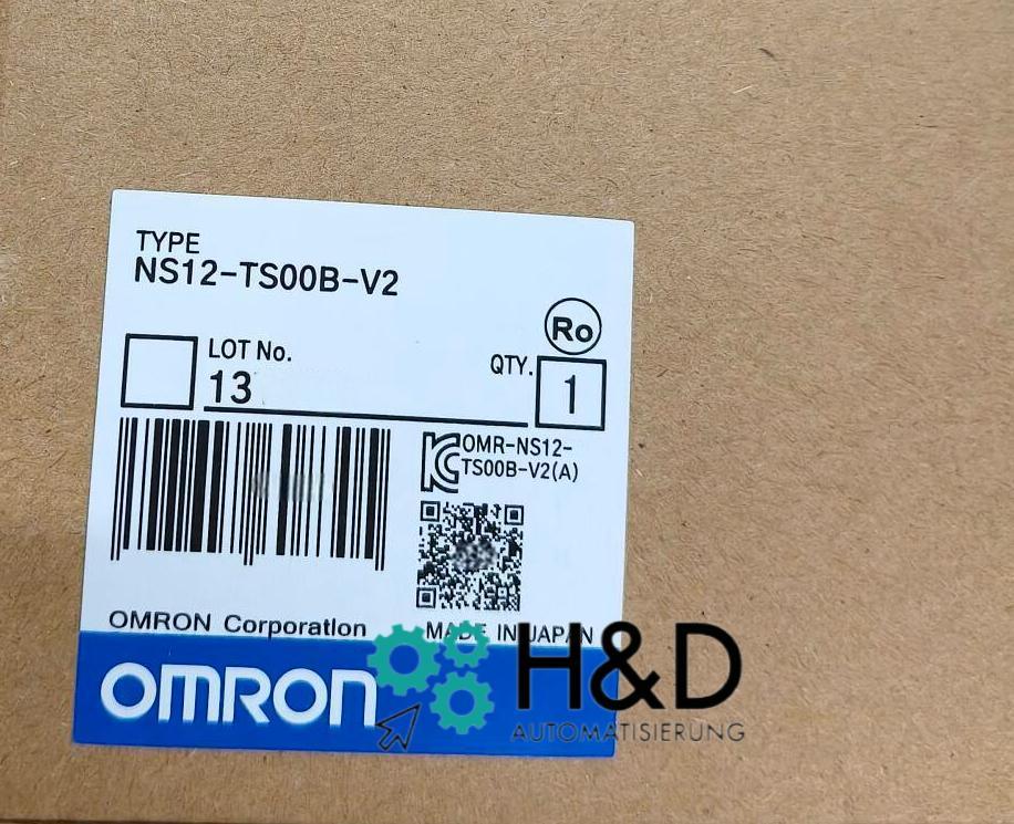Omron NS12‑TS01‑V2 Panneau IHM | 12,1″ TFT SVGA | Ethernet, 2× RS‑232, USB | IP65