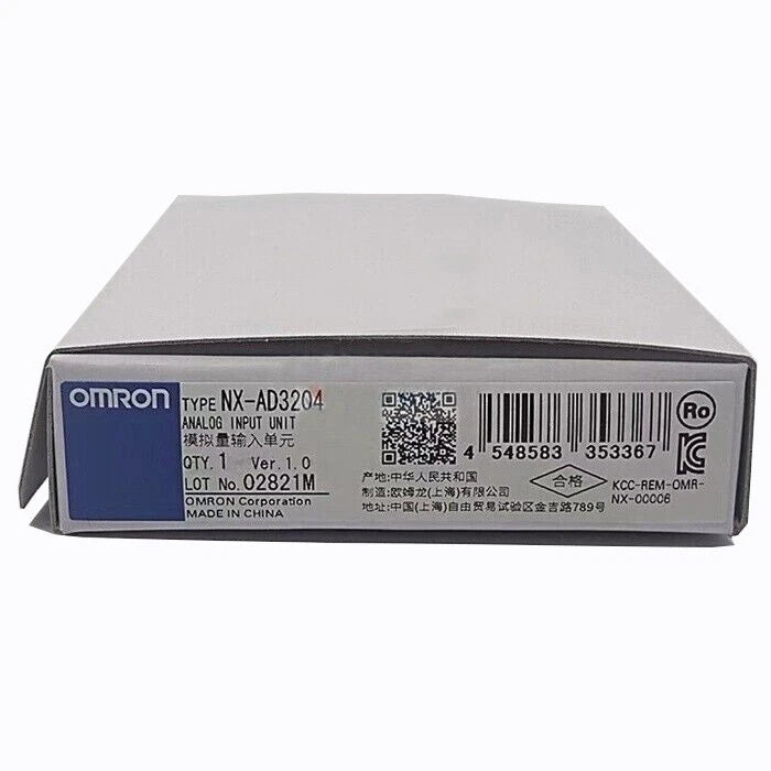 Omron NX-AD3204 Analog Eingangsmodul – 4 Analog Inputs – NX Serie