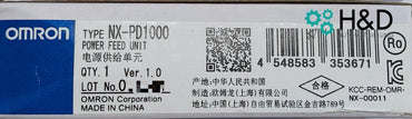 NX-PD1000  Omron  NX I/O Bus  【New and Sealed】