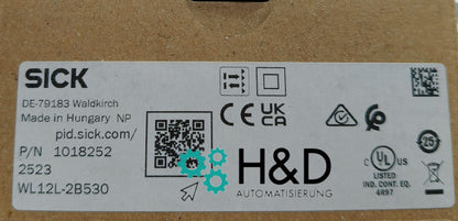 WL12L-2B530   Sick   Photoelectric Sensor  1018252   New and Sealed