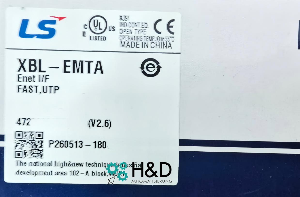 LS XBL-EMTA Ethernet Modul | Modbus TCP & XGT Protokoll, 1 Port RJ45, 10/100 Mbps
