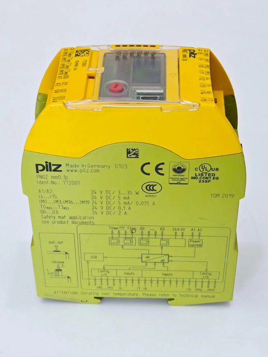 Pilz 772001 PNOZ X1 Safety Relay Module 24V AC/DC