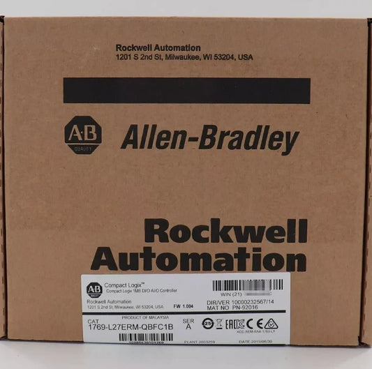 Allen-Bradley 1769-L27ERM-QBFC1B CompactLogix PLC Controller