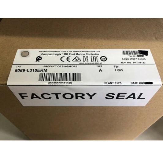 Allen-Bradley 5069-L310ERM Automate programmable CompactLogix 5380 pour commande de mouvement