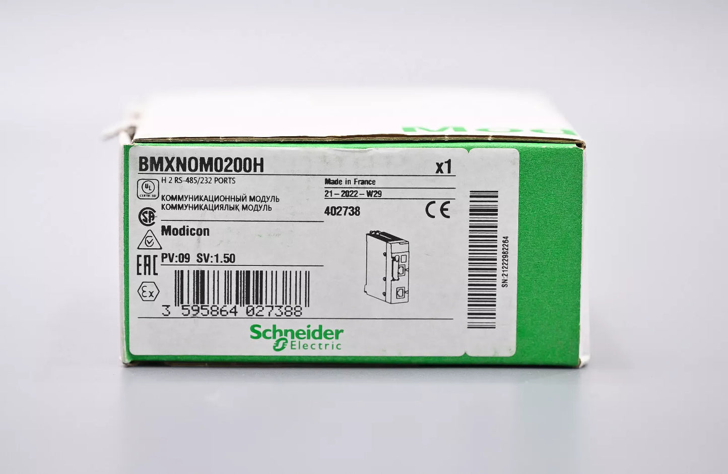 BMXNOM0200 Schneider Electric Modicon X80, modulo collegamenti seriali