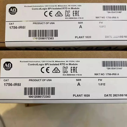 Allen-Bradley 1756-IR6I Analog RTD Input Module for ControlLogix PLC