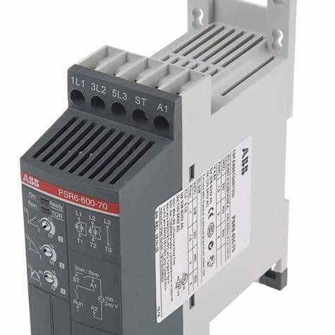 ABB 1SFA896104R7000 – PSR6-600-70 Softstarter – 6.8 A – 208 V to 600 V AC – New and sealed